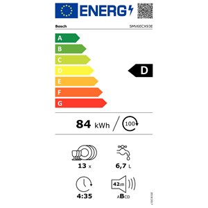 UGRADBENA PERILICA SUĐA BOSCH SMV6ECX93E (za povećanje klikni na sliku)