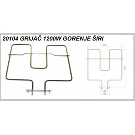 100479 GRIJAČ PEĆI GORENJE 1200W ŠIRI