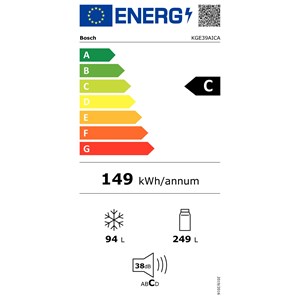 HLADNJAK BOSCH KGE39AICA (za povećanje klikni na sliku)