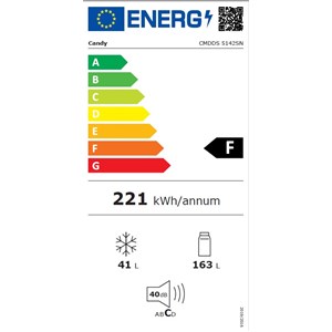 HLADNJAK CANDY CHCS 514EW (za povećanje klikni na sliku)