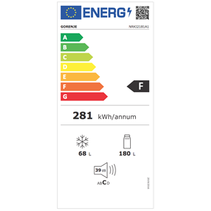 GORENJE NRKI2181A1 (za povećanje klikni na sliku)