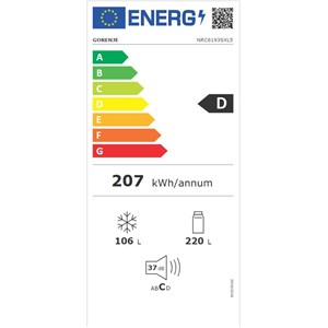 HLADNJAK GORENJE NRC6193SXL5 (za povećanje klikni na sliku)