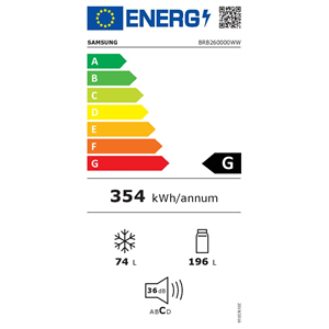 SAMSUNG BRB260000WW (za povećanje klikni na sliku)