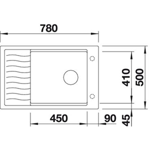 BLANCO ELON XL 6 S INFINO SILGRANIT PURADUR 524844-1 (za povećanje klikni na sliku)