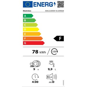 ELECTROLUX ESA12100SW (za povećanje klikni na sliku)