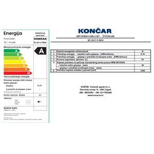 ENERGETSKA NALJEPNICA SE 6013 P.BHO (za povećanje klikni na sliku)