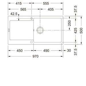 Maris MRG 611-100 XL - Tehnički crtež (za povećanje klikni na sliku)