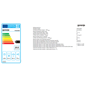 GORENJE TH62E4BG (za povećanje klikni na sliku)