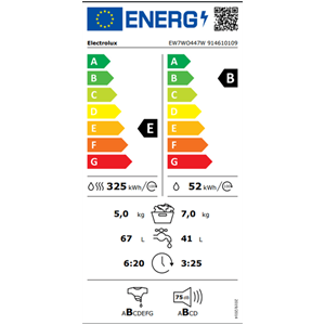 ELECTROLUX EW7WO447W (za povećanje klikni na sliku)