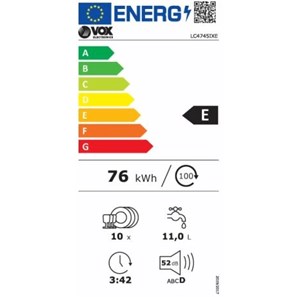 VOX LC4745IXE_1 (za povećanje klikni na sliku)