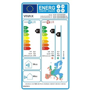 VIVAX 12CH35AERI R32 SILVER1 (za povećanje klikni na sliku)