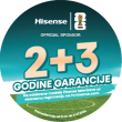 Hisense TV 2+3 jamstvo