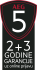 Aeg 2+3 jamstvo